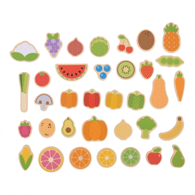 Fruit and Vegetable Magnets for Kids