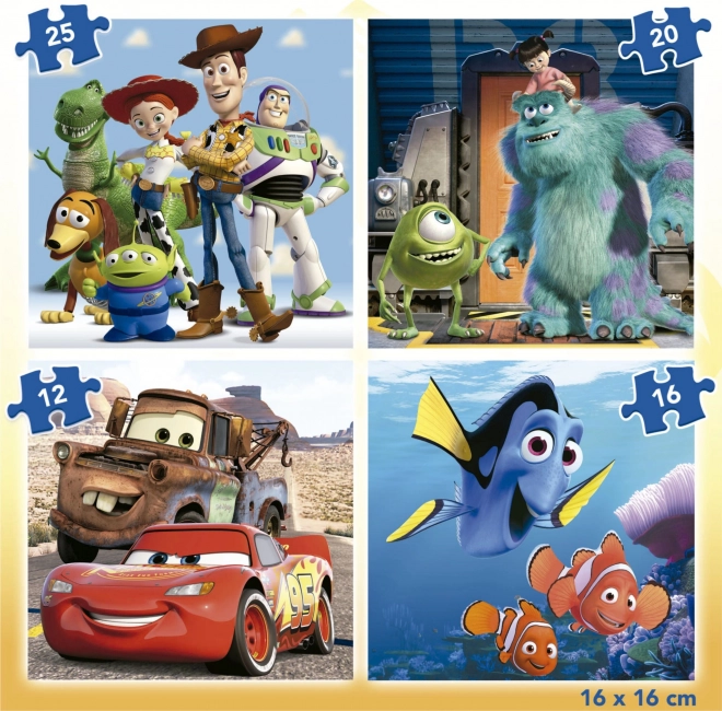 Educa Disney Pixar Progressive Puzzles 4-in-1