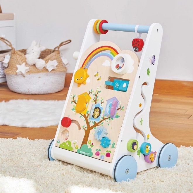 Le Toy Van Wooden Walker with Woodland Activities