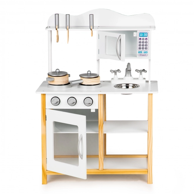 Wooden Children's Kitchen with Accessories by Ecotoys