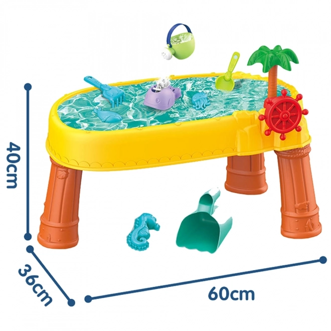 Pirate Ship Water and Sand Table by Woopie