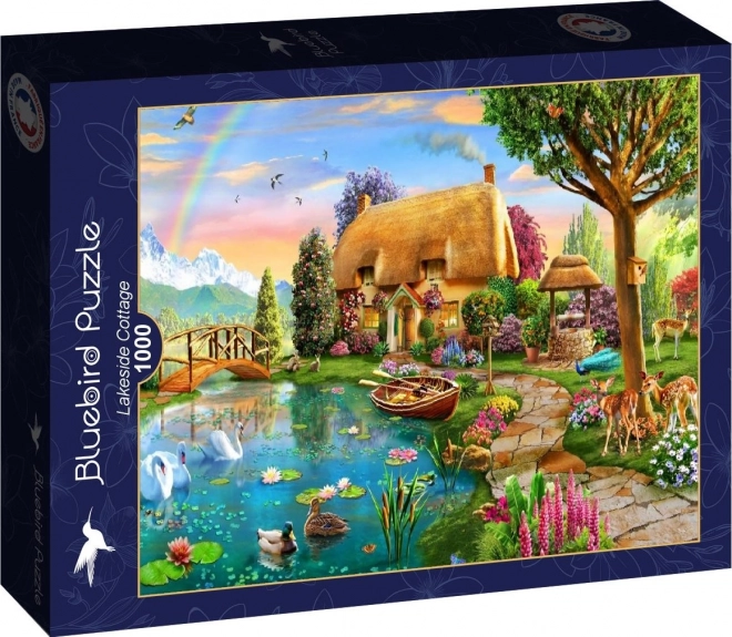 Bluebird Lake Cabin Puzzle 1000 Pieces