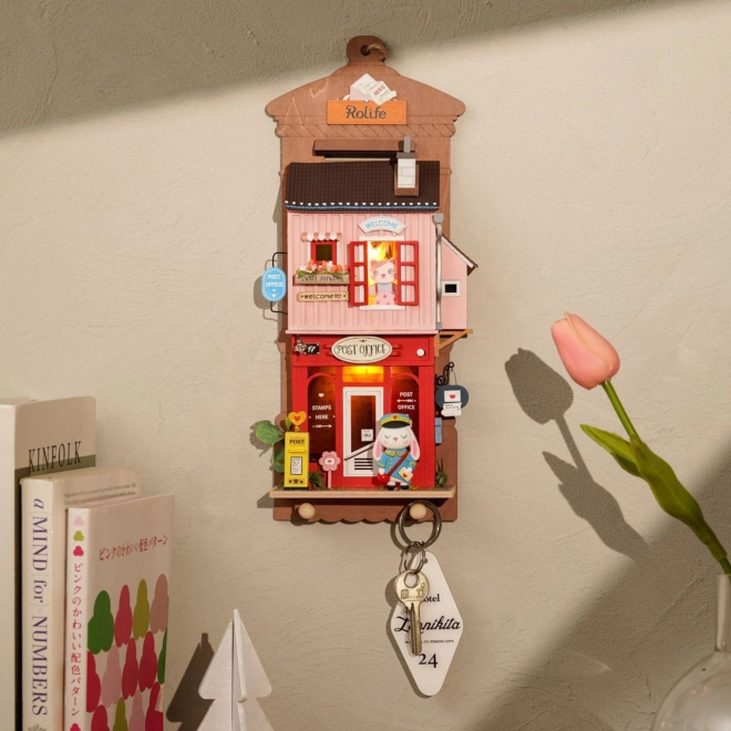 Robotic Miniature House Hanging Post Office