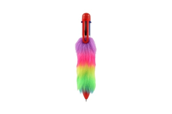 Colorful Plush Pen with Six Colors