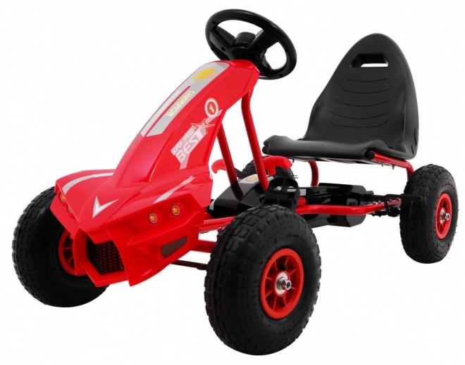 Pedal Go-Kart Champion for Kids 3+ Red