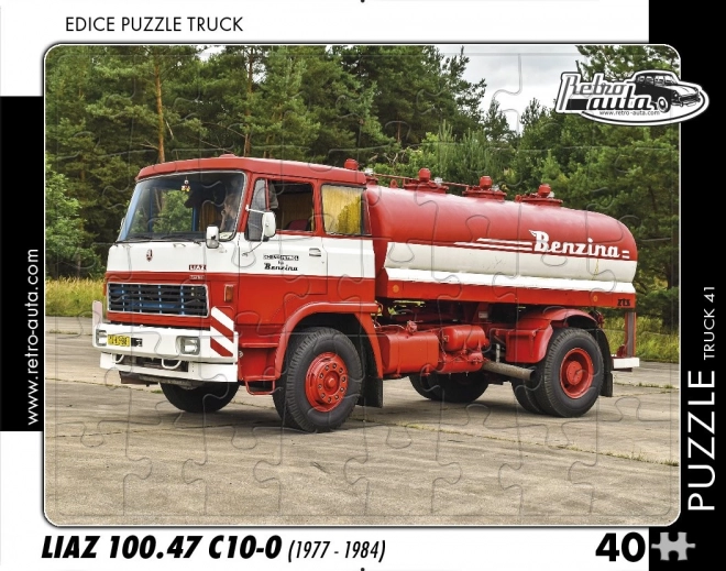 Retro Trucks Puzzle - LIAZ 100.47