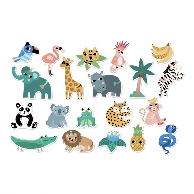 Vilac Wooden Jungle Magnets by Michelle Carlslund