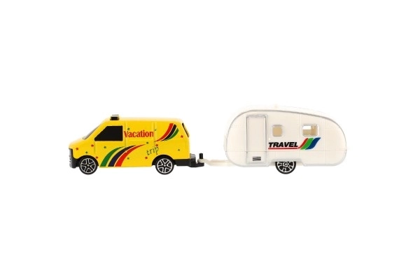 Toy Car with Mini Caravan