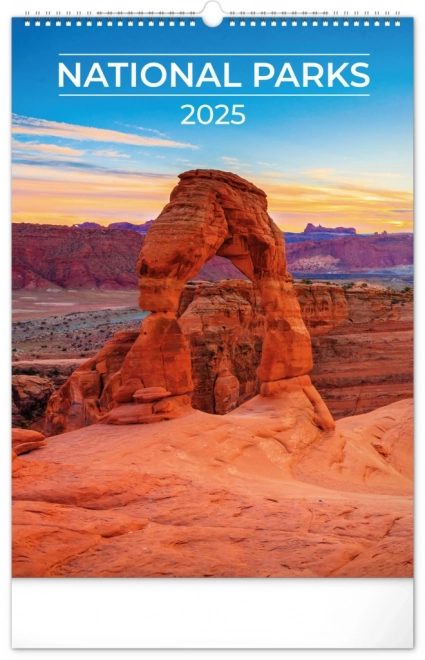 National Parks Wall Calendar 2025