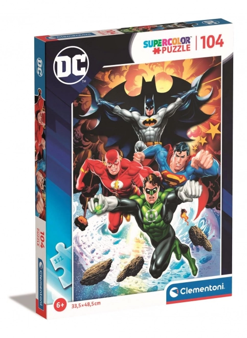 Dc Comics Super Color Puzzle 104 Pieces