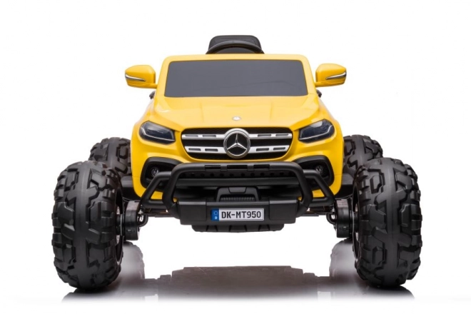 Battery-Powered Mercedes DK-MT950 4x4 Gold-Yellow Lacquer