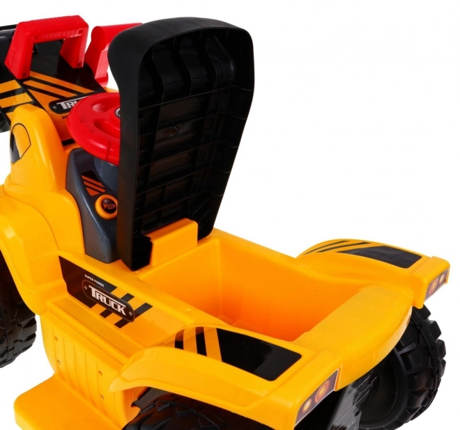 Children's Battery-Powered Digger with Helmet and Sounds