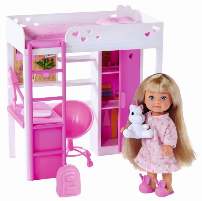 Evi Love Doll in Cozy Bedroom Playset