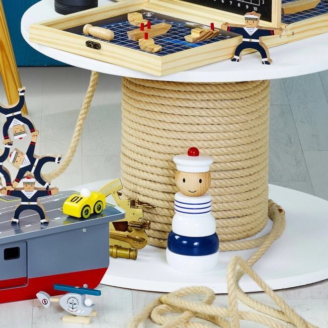 Vilac Wooden Stacking Sailor Tower