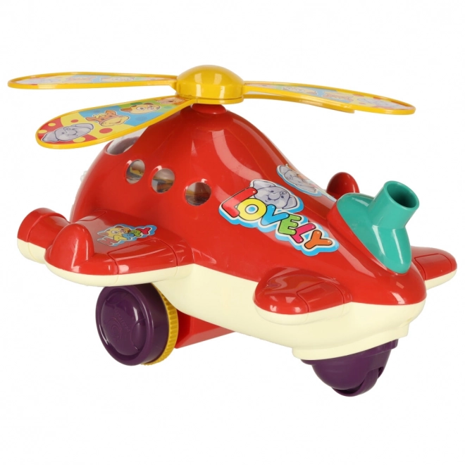 Push Along Toy Airplane Helicopter with Sound