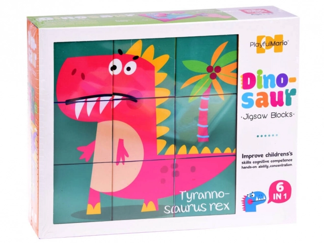 Dinosaur Puzzle Large Blocks Set