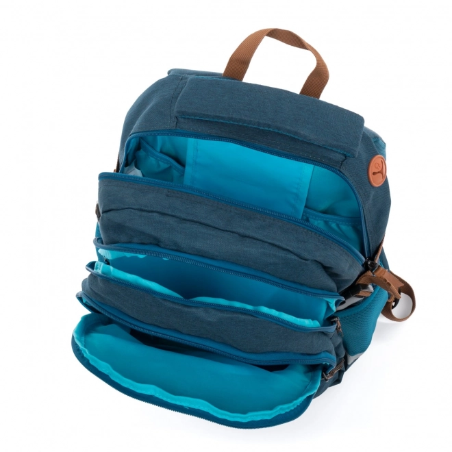 Blue Oxy Scooler Student Backpack