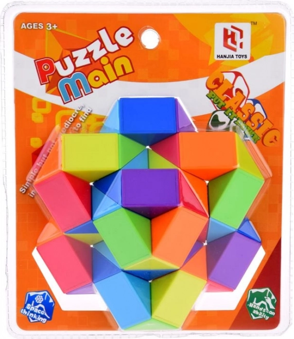 Colorful Magic Snake Puzzle Toy