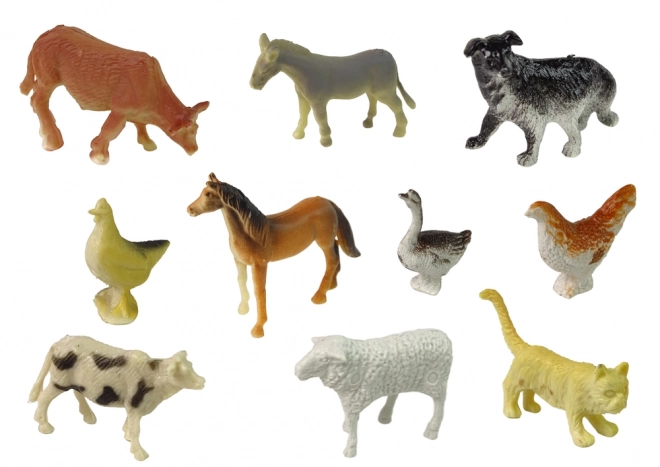 Farm Animals and Accessories Set - 34 Pieces