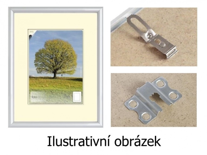 Aluminum Photo Frame 30x30cm - Silver