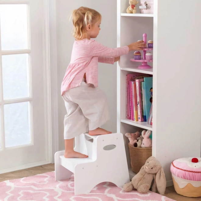 Kidkraft wooden step stool white