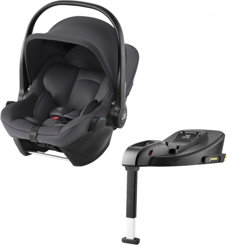 Seggiolino auto Baby-Safe Core con base Isofix in grigio