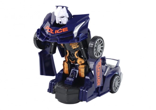 Police Car Robot 2-in-1 Transformation Toy