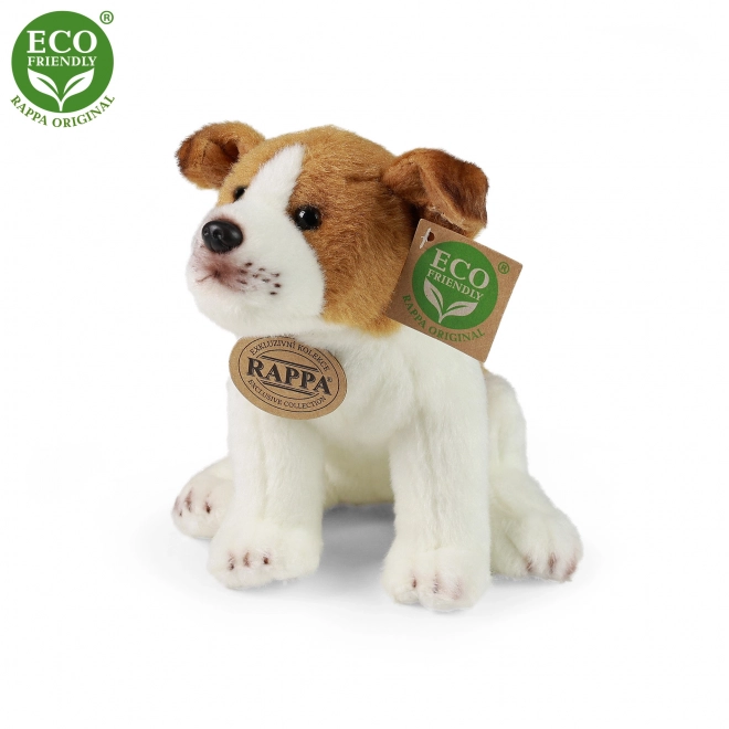 Plush Sitting Dog 20 cm Eco-Friendly