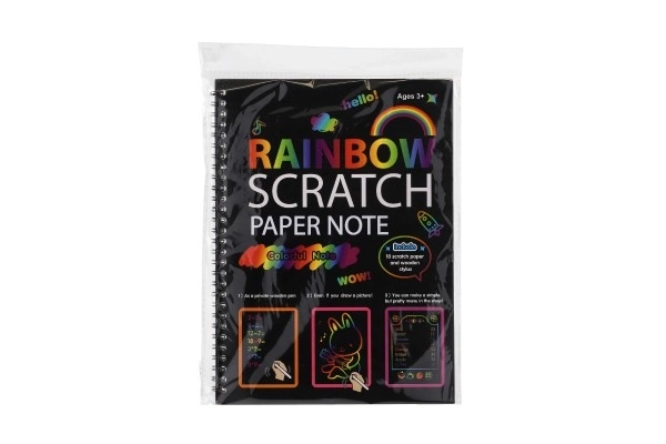 Rainbow Scratch Notebook