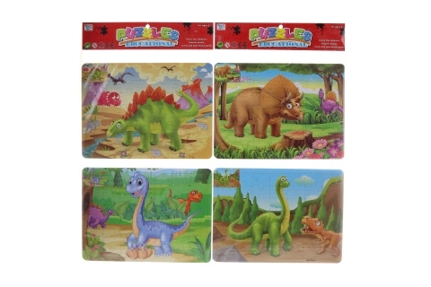 Dinosaur Puzzle and Coloring Set