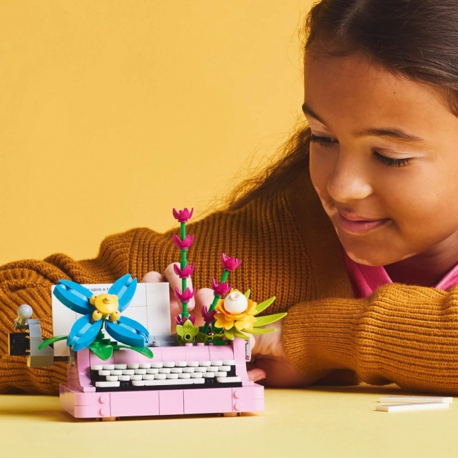 Lego Creator Flower Typewriter