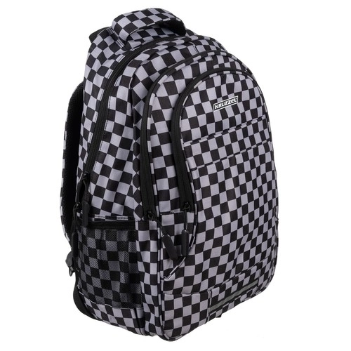 Chessboard Pattern Backpack with Gym Bag 30L