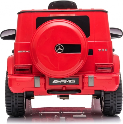 Children's battery-powered car Mercedes G63 red