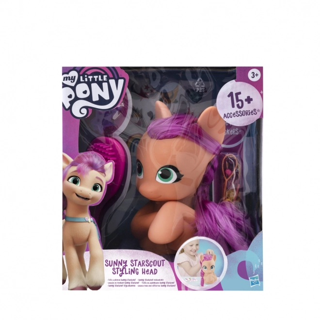 My little pony sunny starscout hairstyling head