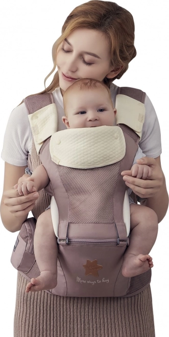 Chipolino Baby Carrier Hip Star Rose Water