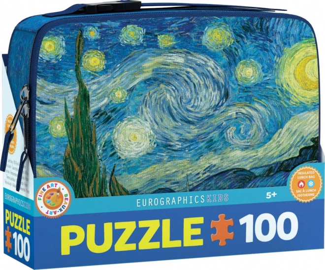 Eurographics Starry Night Puzzle and Lunch Box