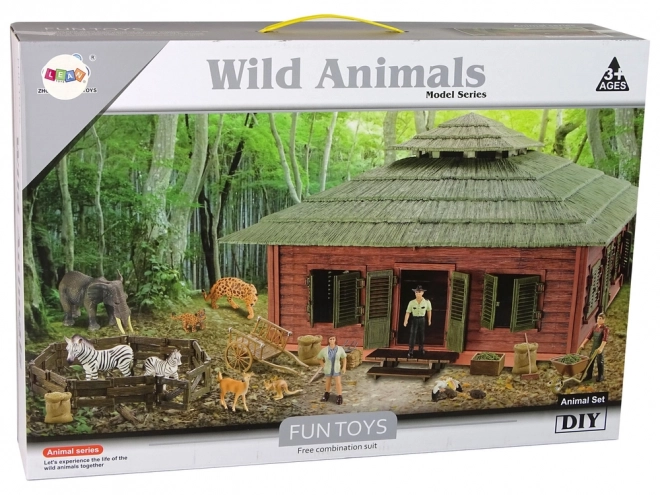 Set Costruzione Fattoria con Animali Fai da Te