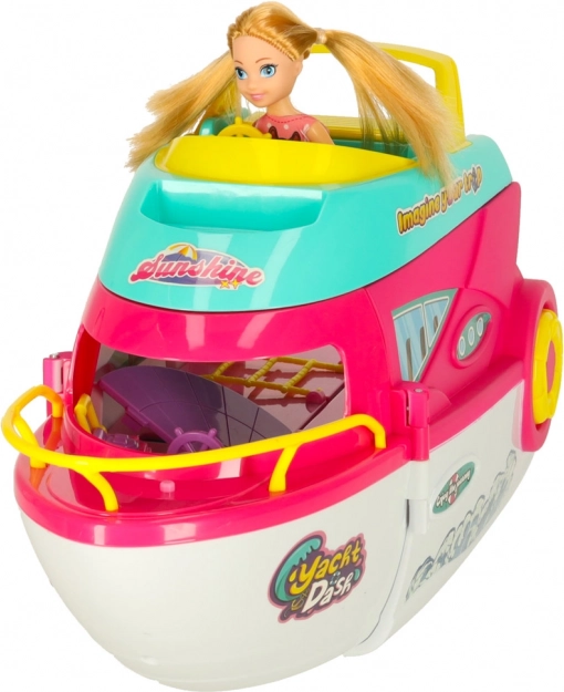 Yacht Dash Doll Boat with Accessories