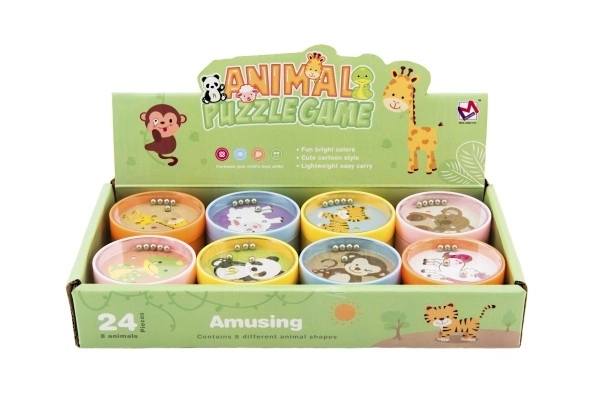 Animal Maze Puzzle with Marbles