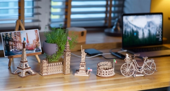 Modello in legno 3D Statua della Libertà