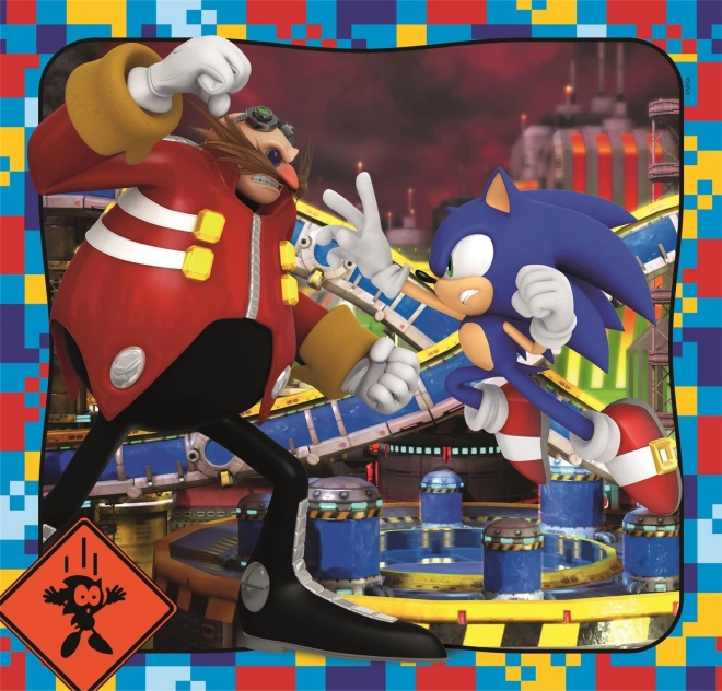 Sonic Super Color 3x48 Jigsaw Puzzles