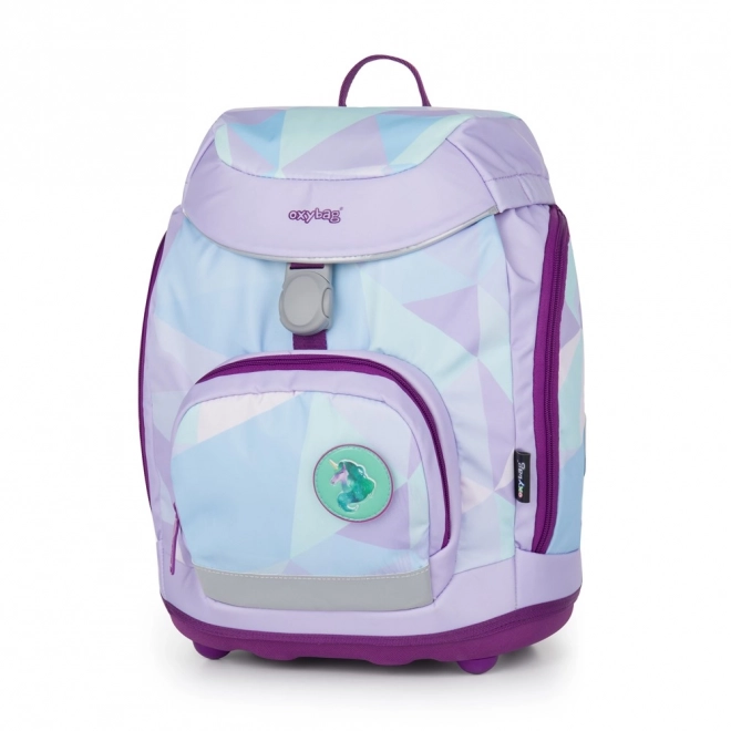 4-piece OXY Sherpy unicorn school backpack set