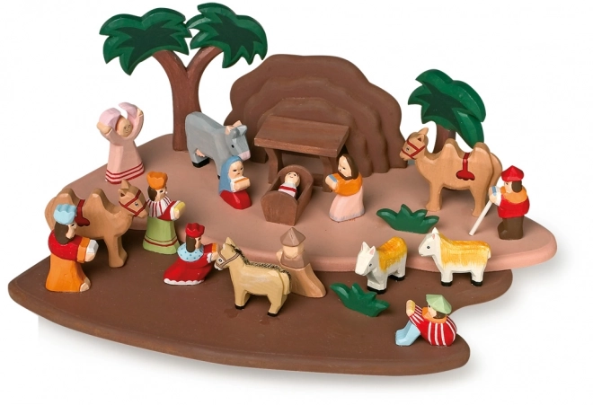 Small Foot Children's Wooden Nativity Scene