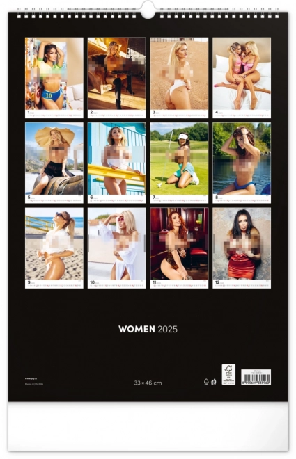 Wall Calendar Women 2025