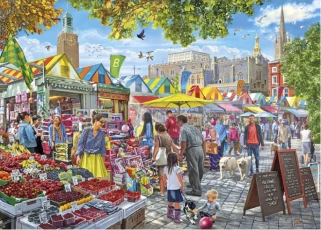 Gibsons Puzzle Norwich Market 1000 Pieces