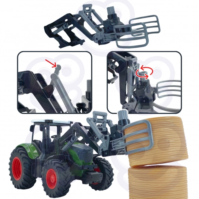 Woopie mini farm készlet - traktor és gazdaság kiegészítővel