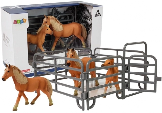 Animal Figures Set Horses and Pony Farm