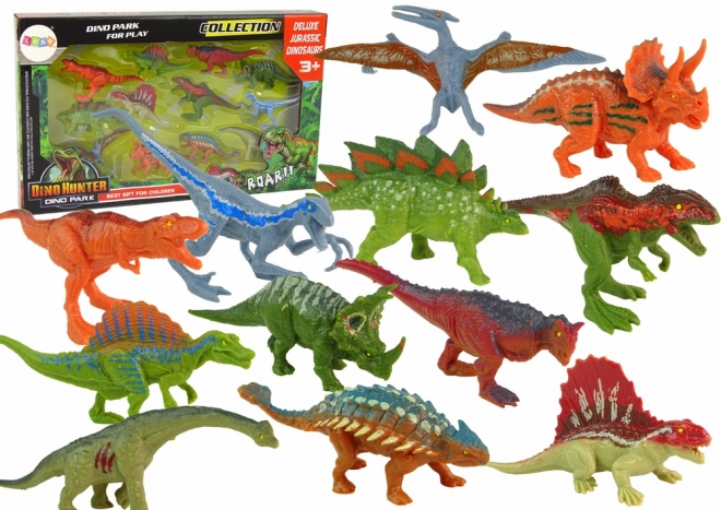 Colorful Dinosaur Figurine Set