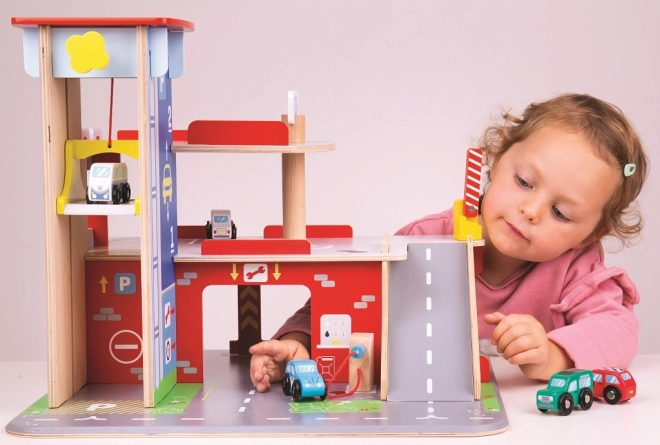 Bigjigs Toys Garage with Parking