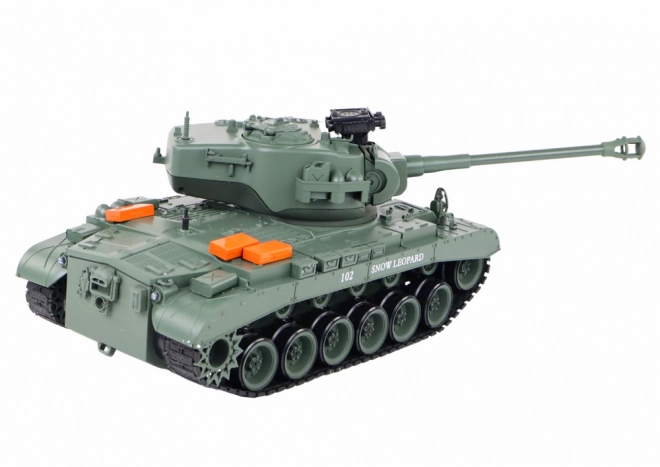 Rc Remote Control Leopard Tank 1:18 Gray